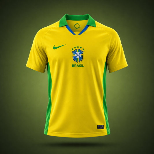 Brazil Fan Tee Yellow - MEN | UNISEX