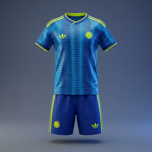 Colombia Fan Tee Blue - KIDS