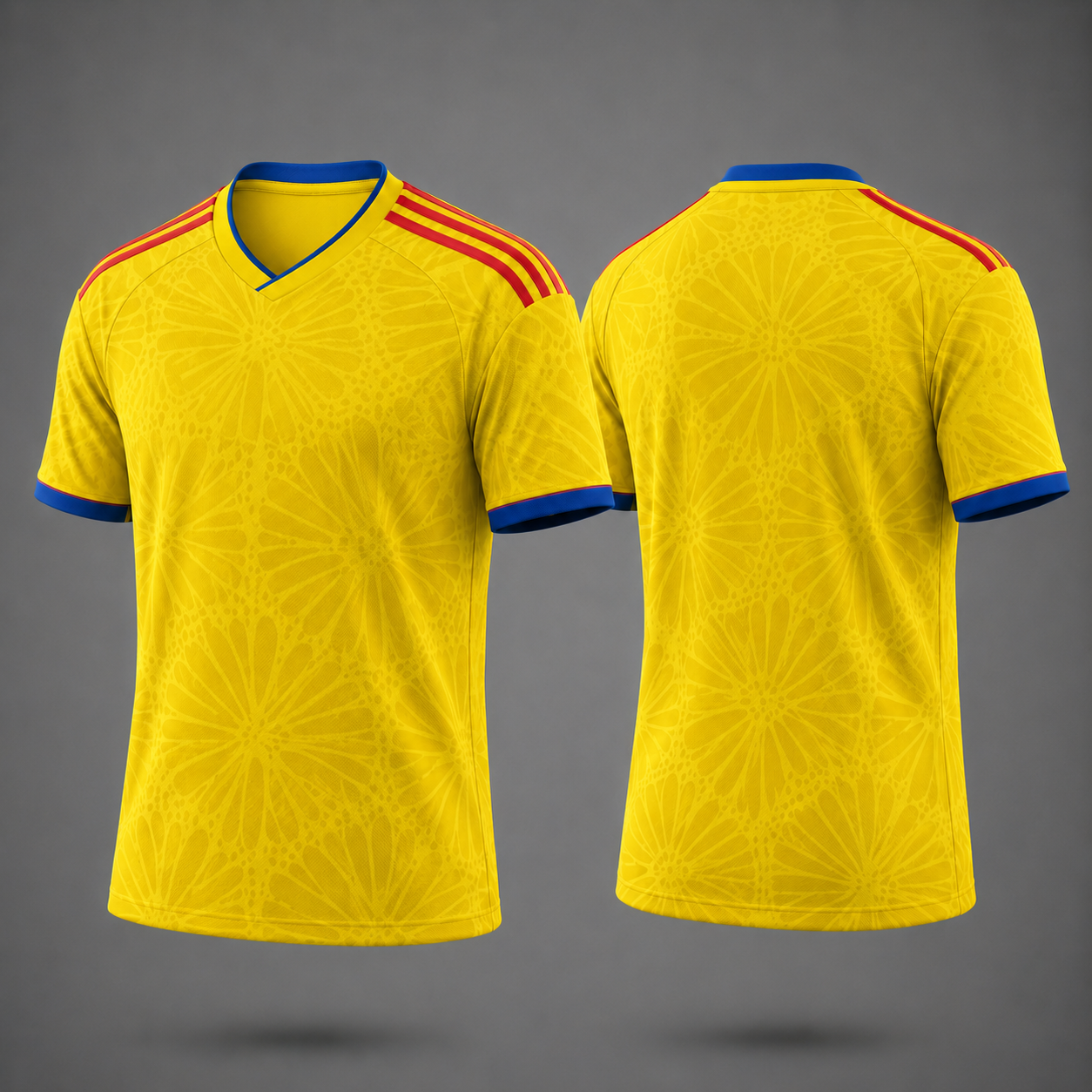 Colombia Fan Tee Yellow - MEN | UNISEX