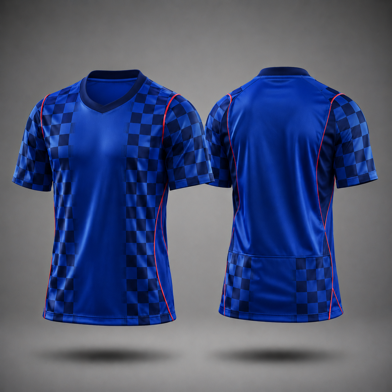 Croatia Fan Tee Blue - MEN | UNISEX