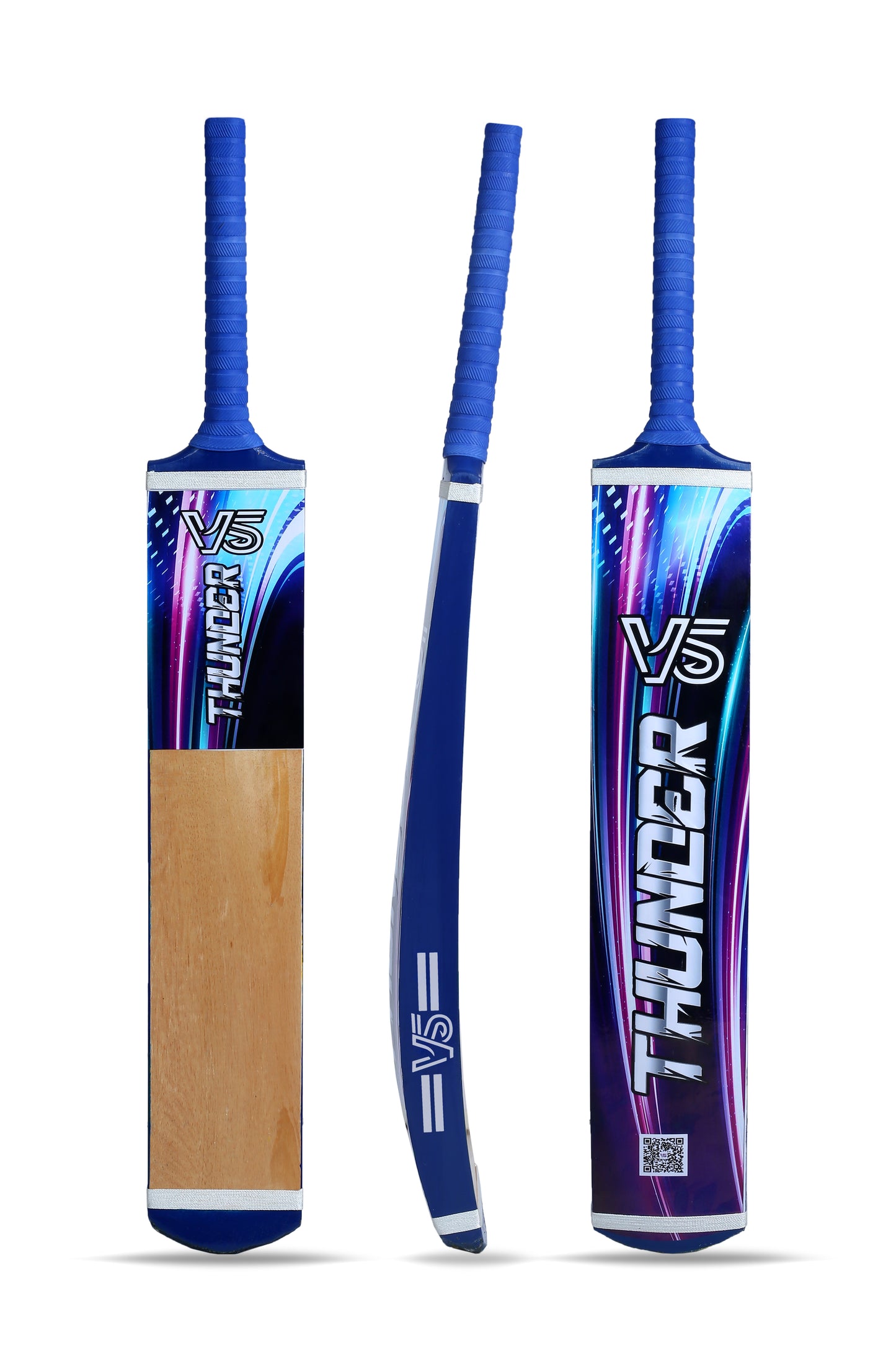 Thunder Tape Ball Cricket Bat - Professional Indoor/Outdoor Bat