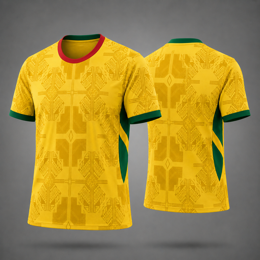 Ghana Fan Tee Yellow - MEN | UNISEX