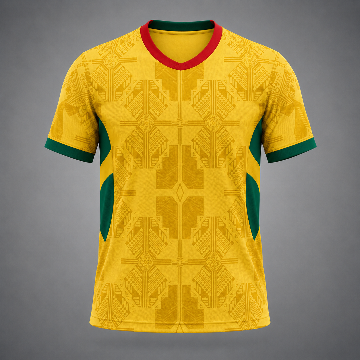 Ghana Fan Tee Yellow - MEN | UNISEX