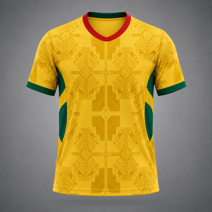 Ghana Fan Tee Yellow - MEN | UNISEX