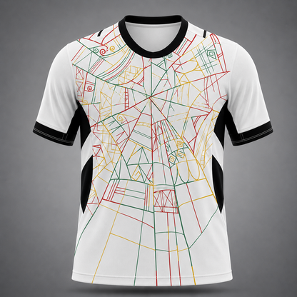 Ghana Fan Tee White - MEN | UNISEX