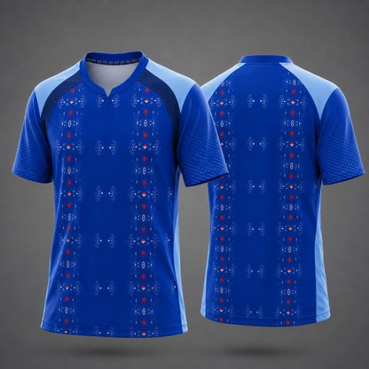 Haiti Fan Tee Blue - MEN | UNISEX