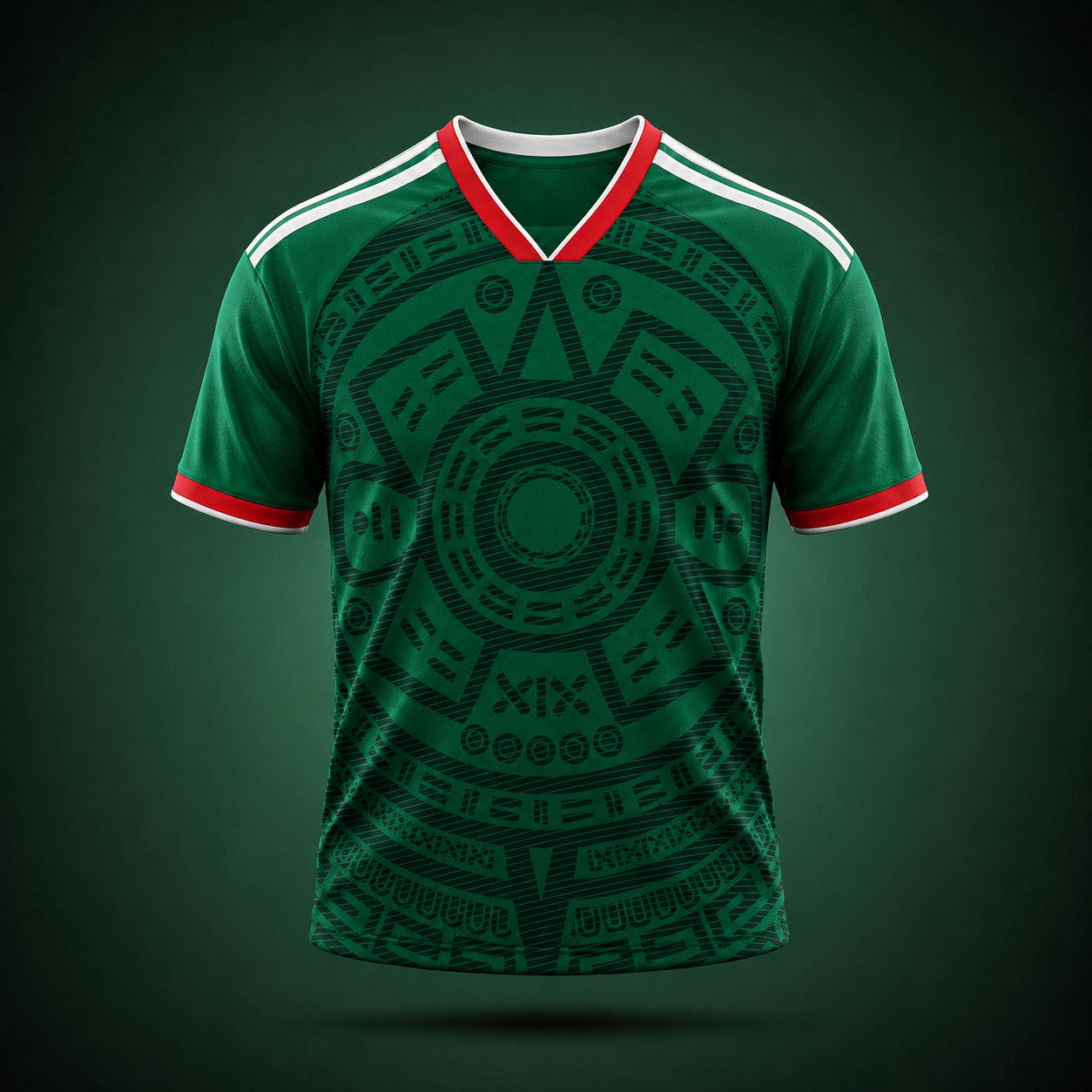 Mexico Fan Tee Green - MEN | UNISEX
