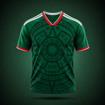 Mexico Fan Tee Green - MEN | UNISEX