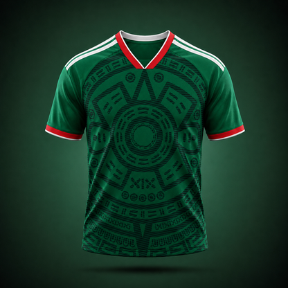 Mexico Fan Tee Green - MEN | UNISEX
