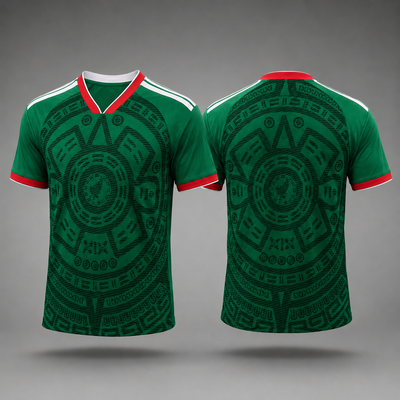 Mexico Fan Tee Green - MEN | UNISEX