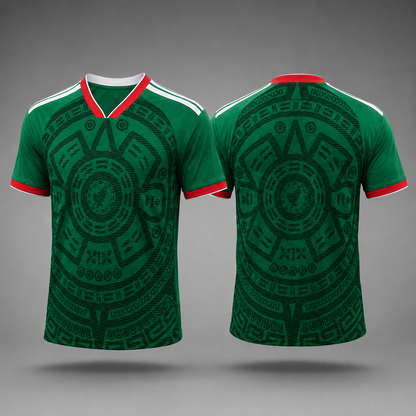 Mexico Fan Tee Green - MEN | UNISEX