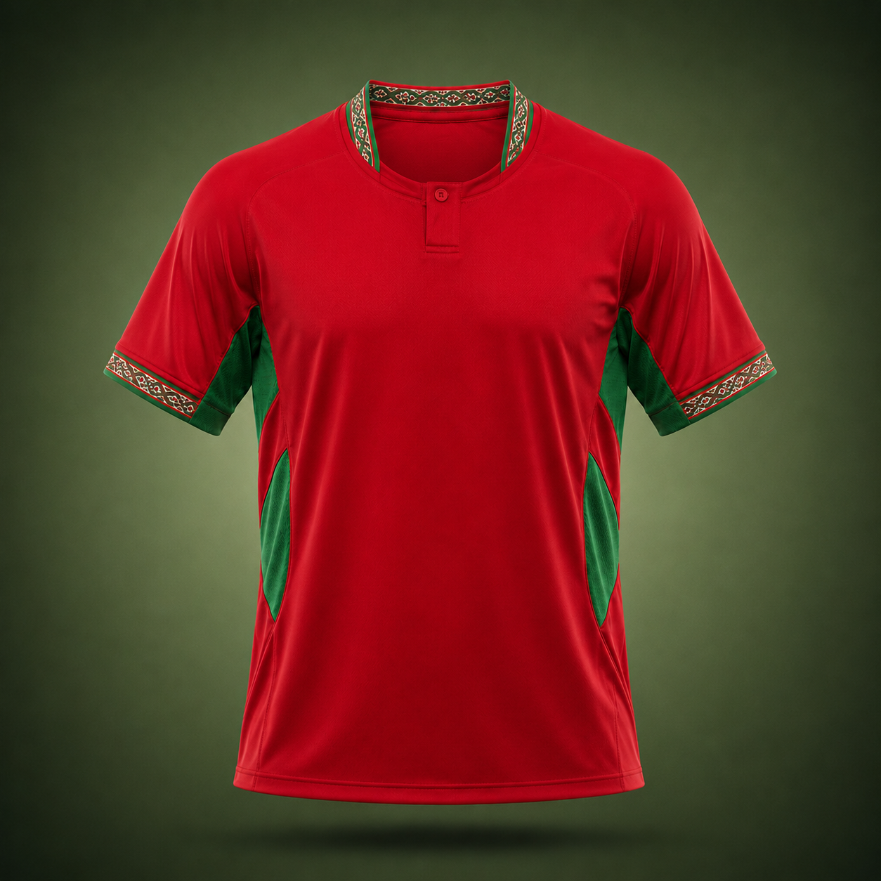 Morocco Fan Tee Red - MEN | UNISEX