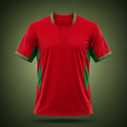 Morocco Fan Tee Red - MEN | UNISEX
