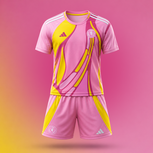 Scotland Fan Set Pink - KIDS