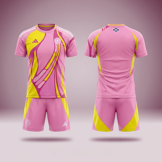Scotland Fan Set Pink - KIDS