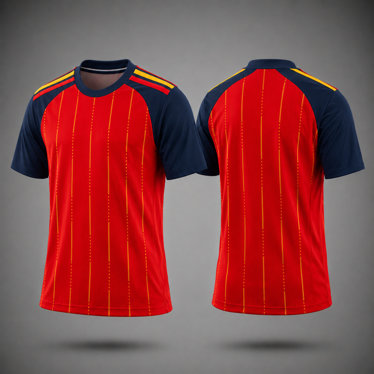 Spain Fan Tee Red - MEN | UNISEX