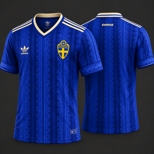 Sweden Fan Tee Blue - MEN | UNISEX