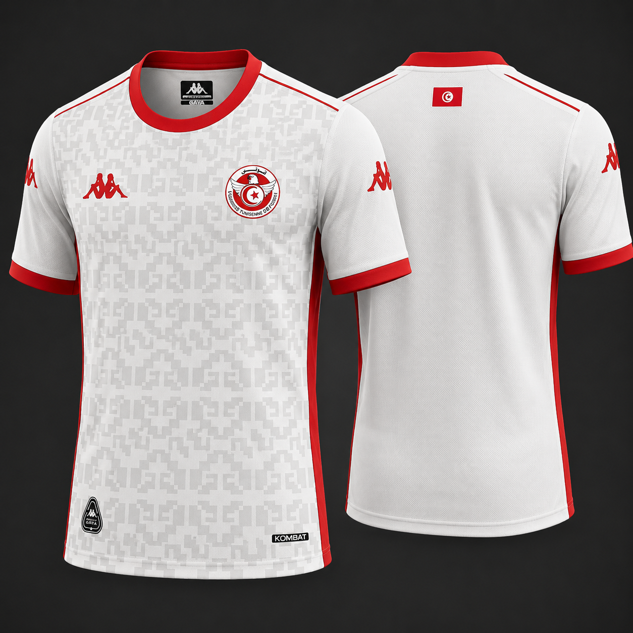 Tunisia Fan Tee White - MEN | UNISEX