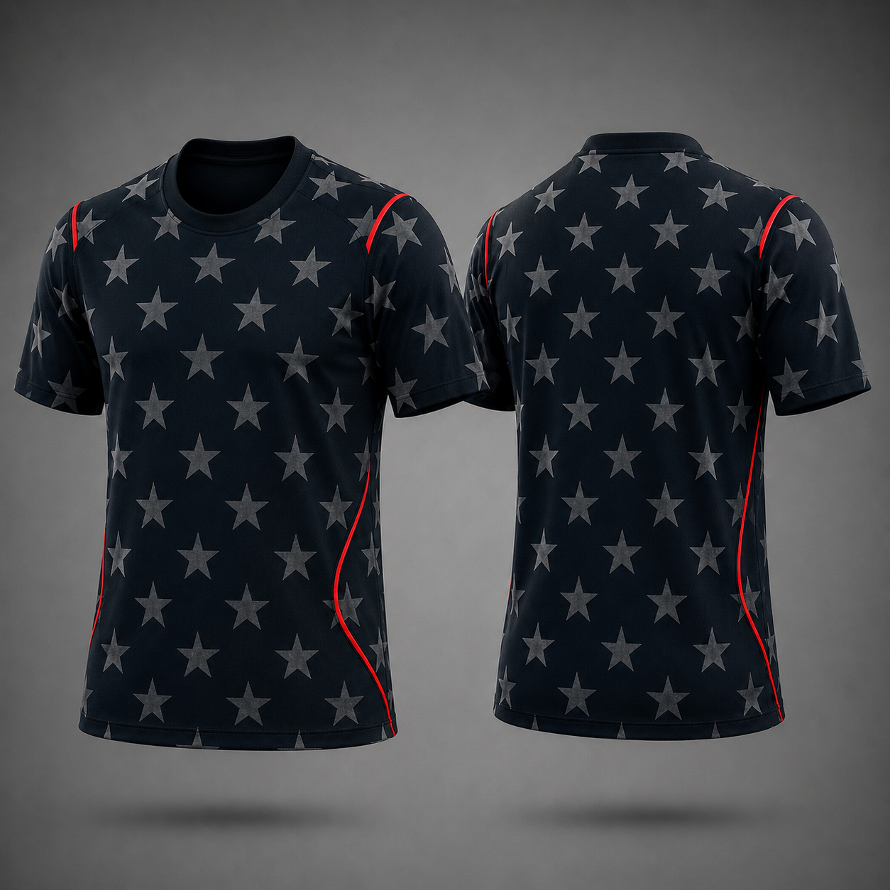 USA Fan Tee Black - MEN | UNISEX