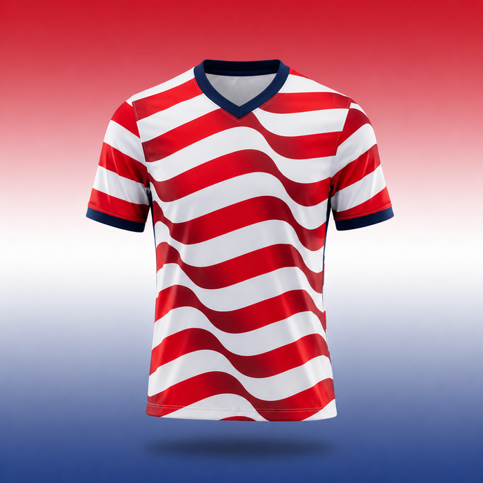 Fan Tee Red White - MEN | UNISEX
