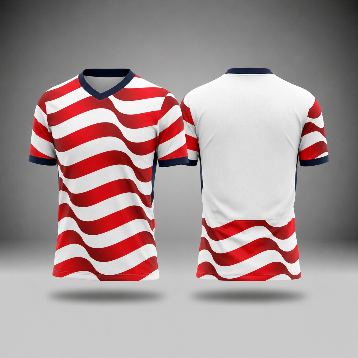 Fan Tee Red White - MEN | UNISEX