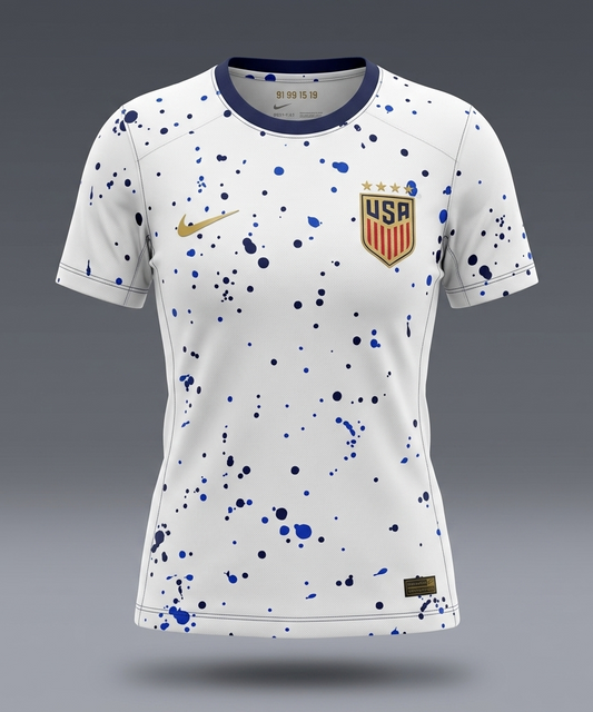 USA Fan Tee White - WOMEN