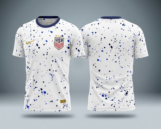 USA Fan Tee White - WOMEN