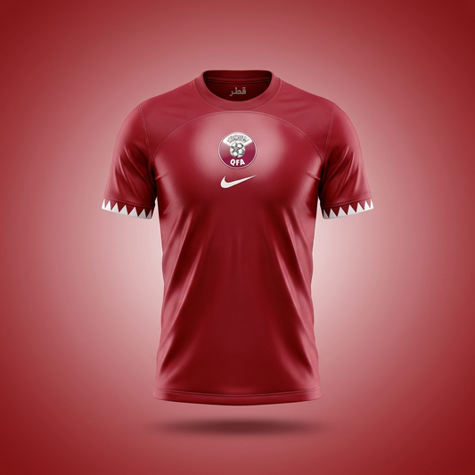 Qatar Fan Tee Red - MEN | UNISEX