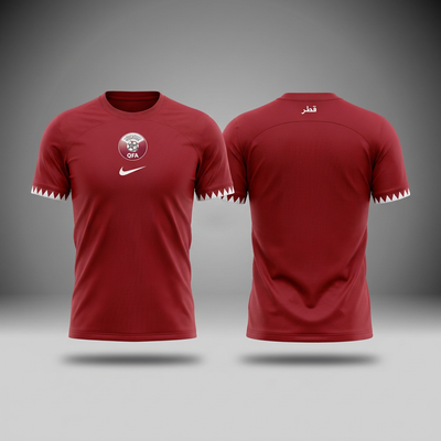 Qatar Fan Tee Red - MEN | UNISEX