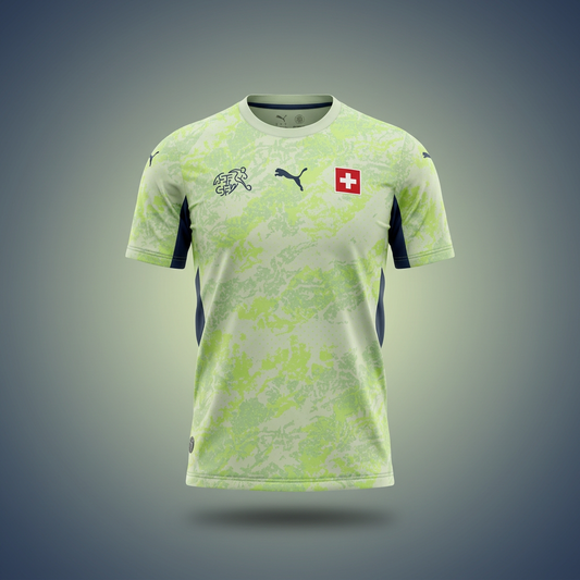 Switzerland Fan Tee Green - MEN | UNISEX