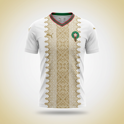 Morocco Fan Tee White - MEN | UNISEX