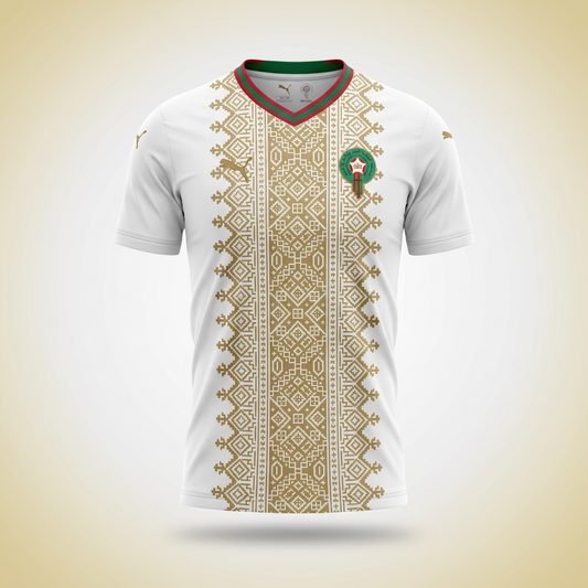 Morocco Fan Tee White - MEN | UNISEX