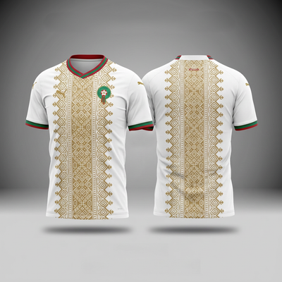 Morocco Fan Tee White - MEN | UNISEX