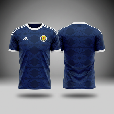 Scotland Fan Tee Blue - MEN | UNISEX