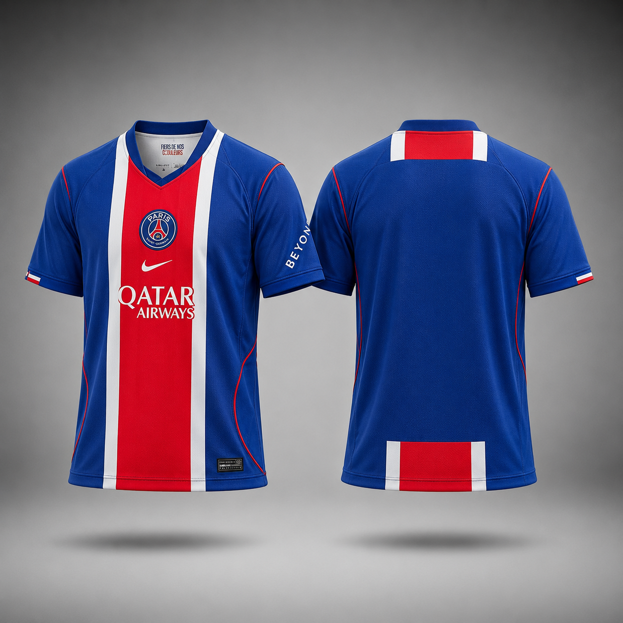 PSG Red Blue Fan Tee - UNISEX